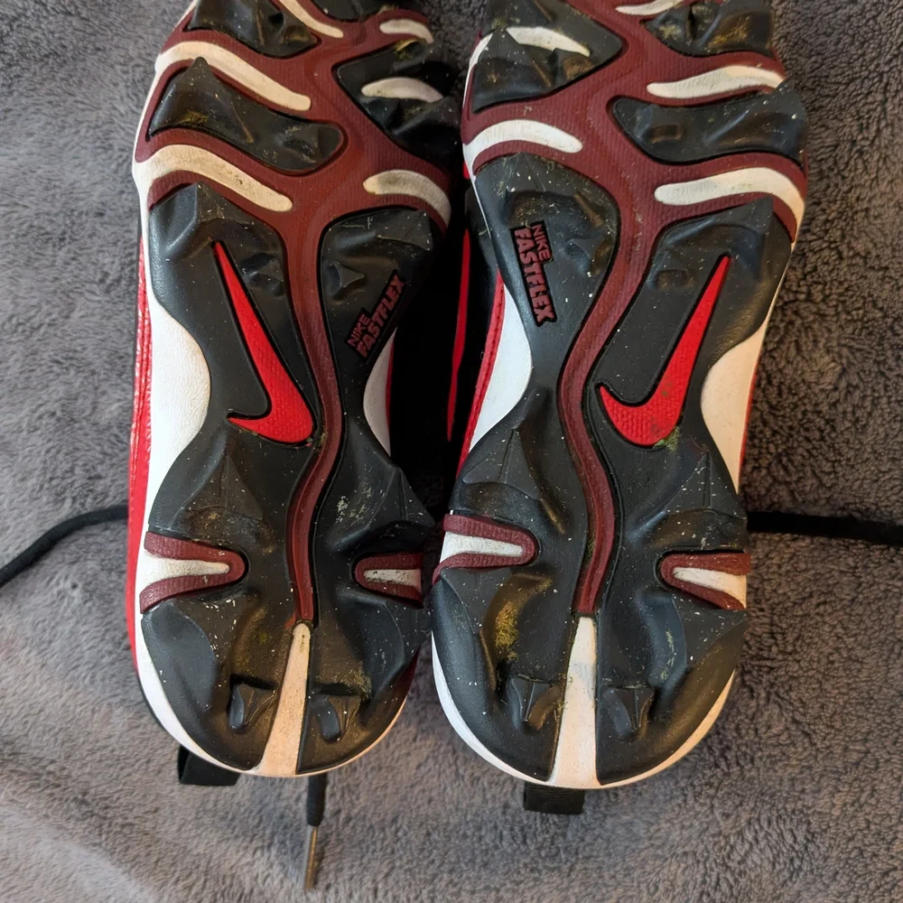 Nike Kids Red and Black Athletic Sneakers